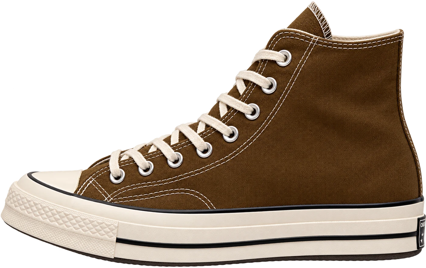Illustrated canvas basketball shoe inspired by early court footwear