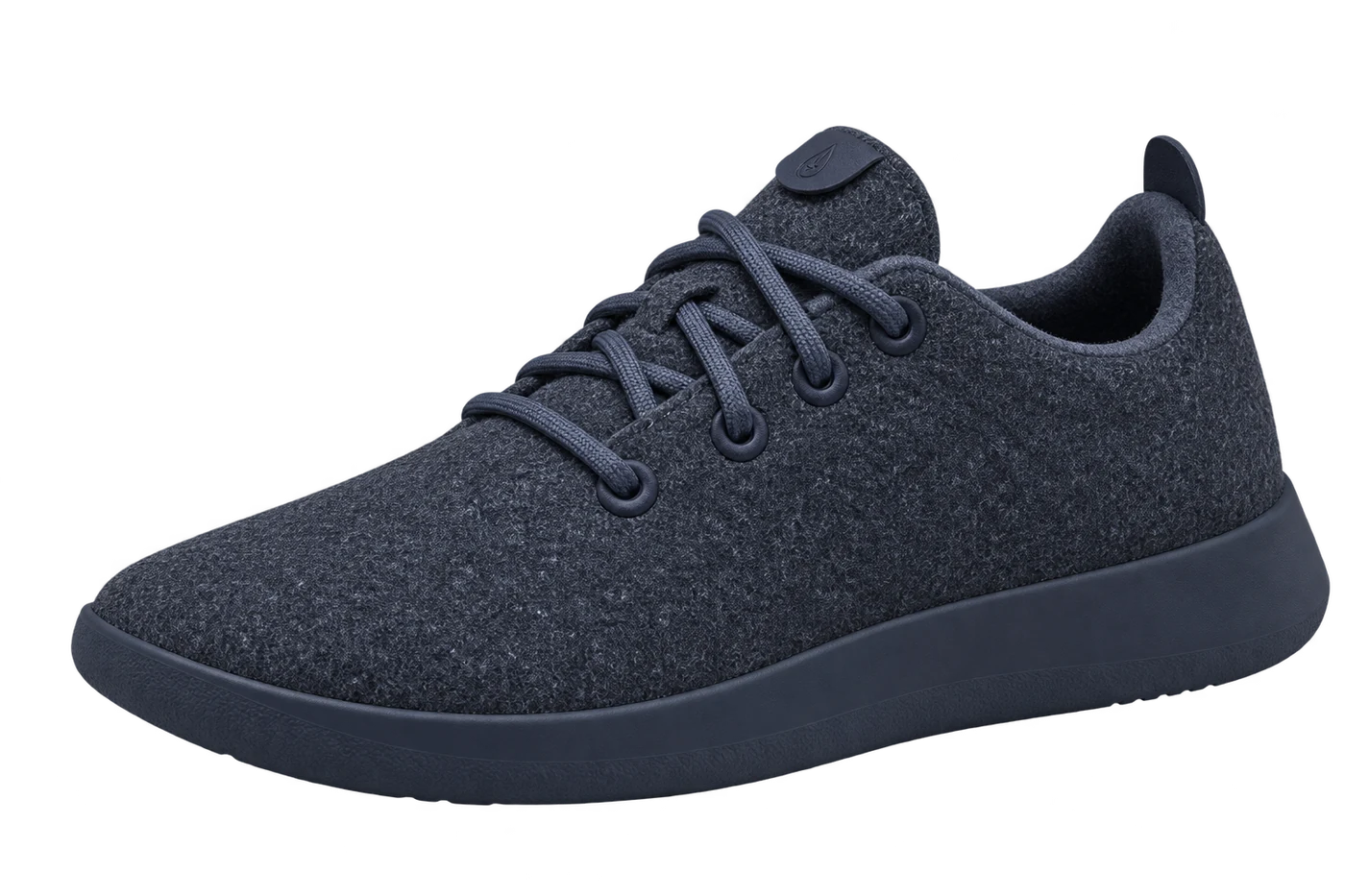 Illustrated minimalist everyday sneaker with a wool upper